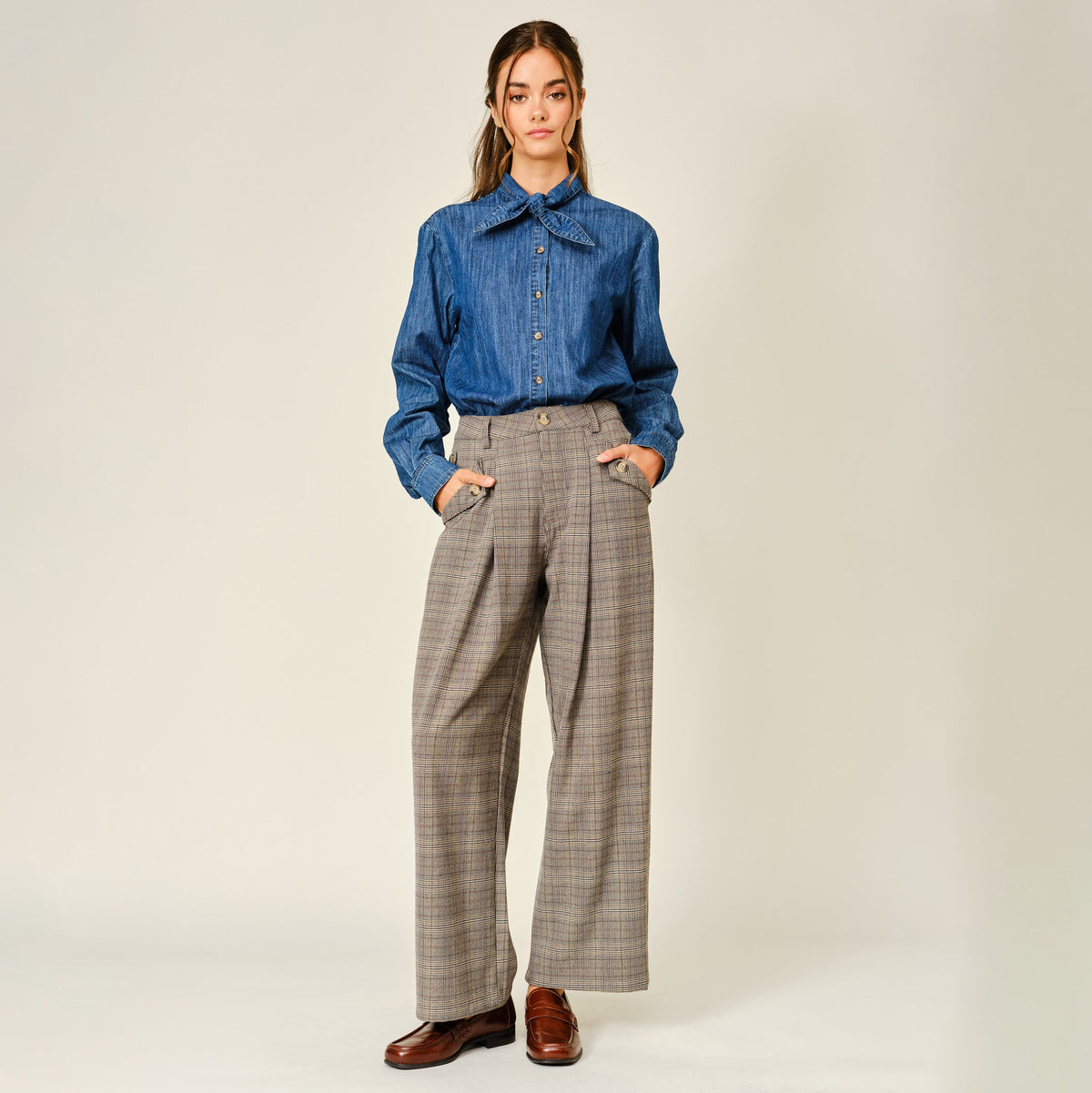 Iona Plaid Pants