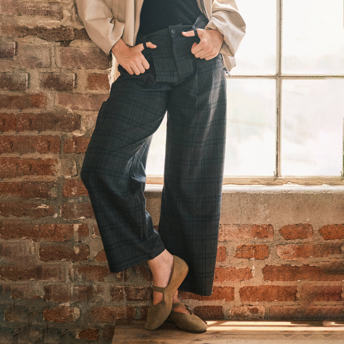 Iona Plaid Pants