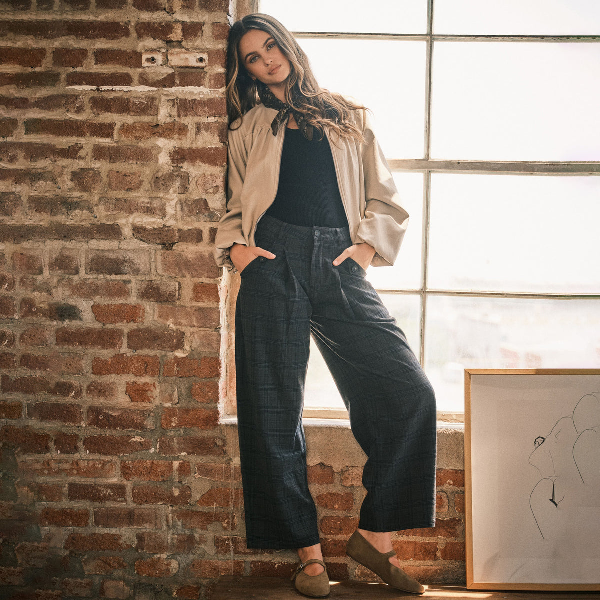 Iona Plaid Pants