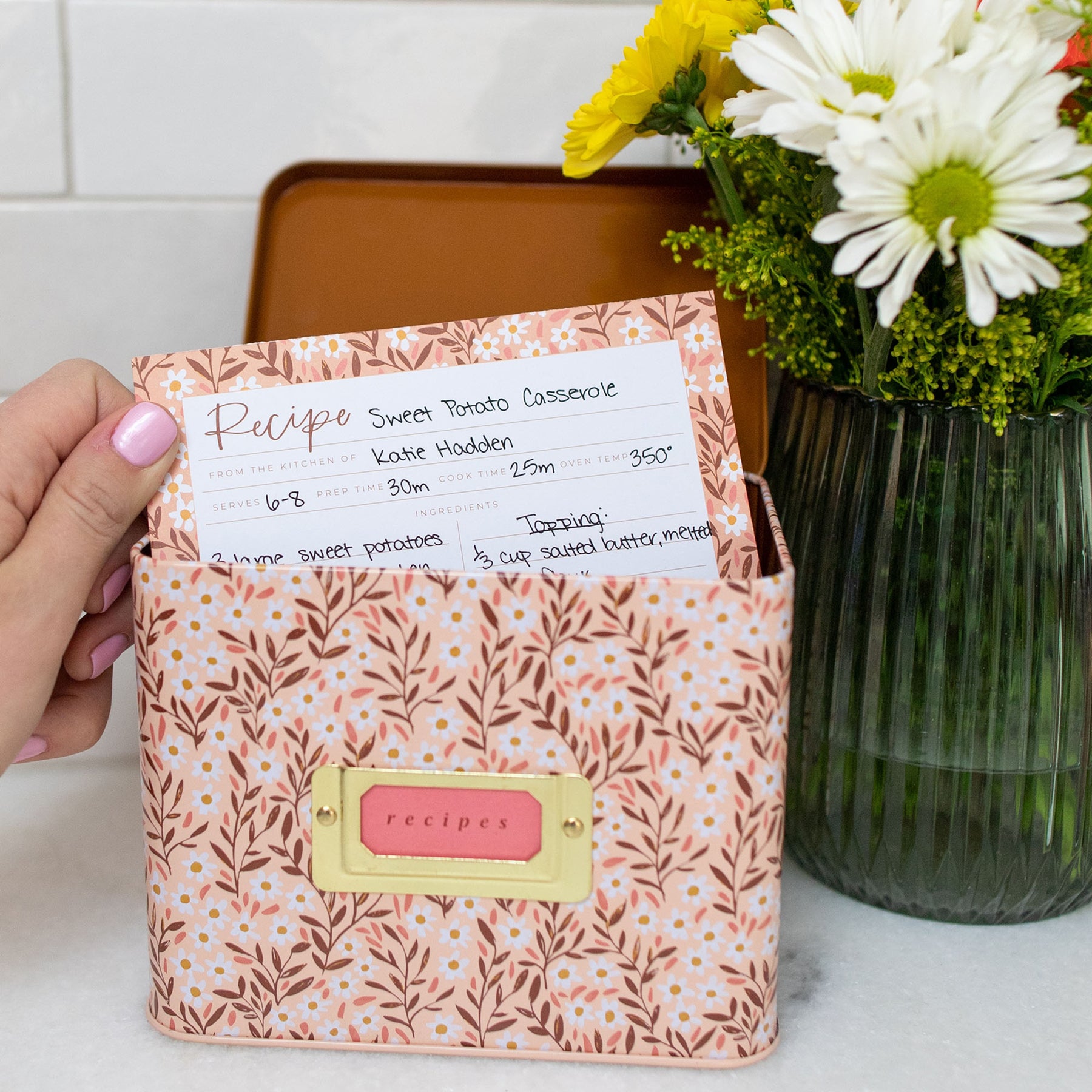 Recipe Card Box - Final Sale