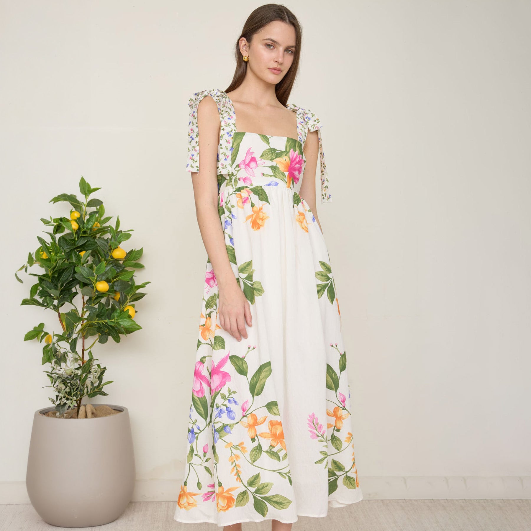 Sicily Floral Dress