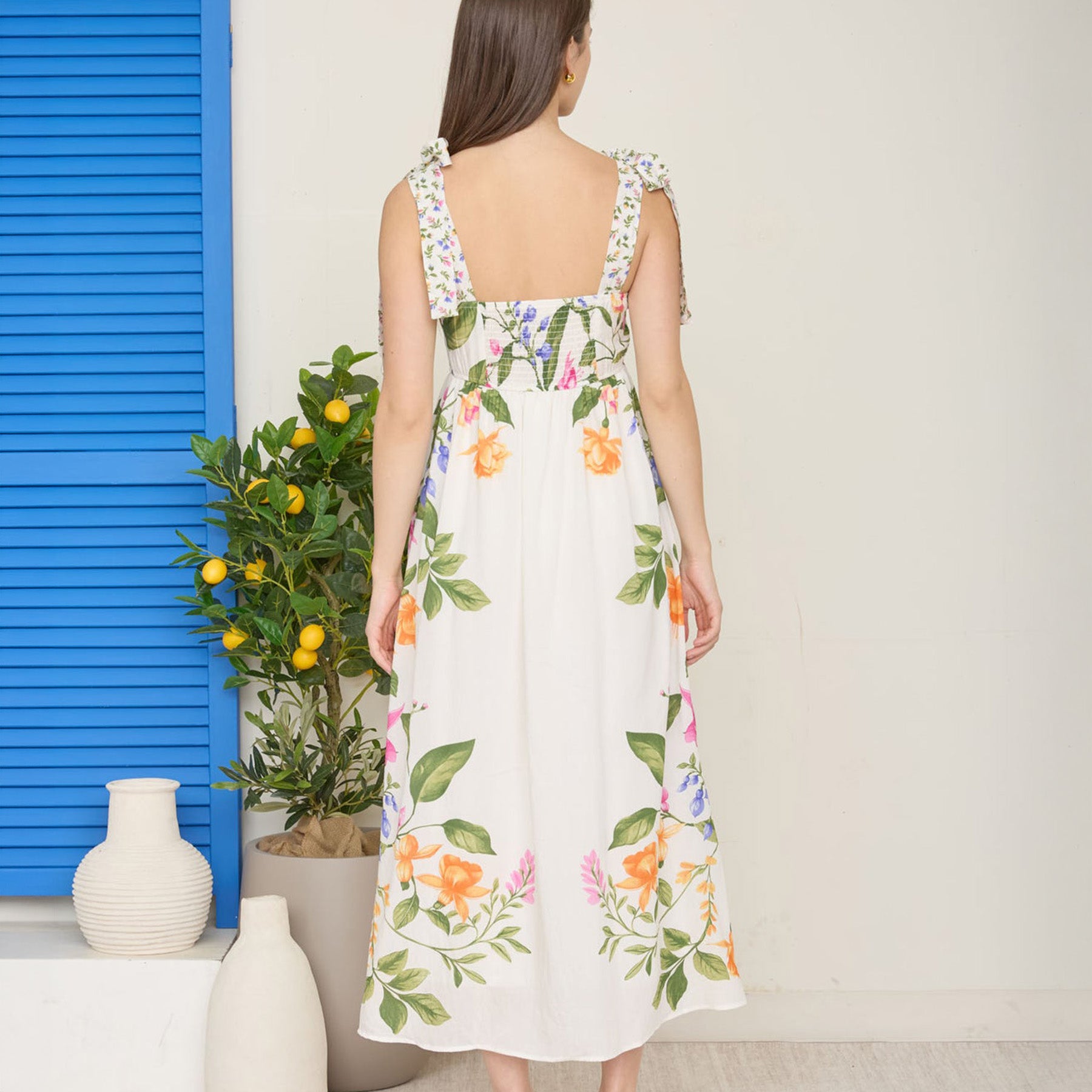 Sicily Floral Dress