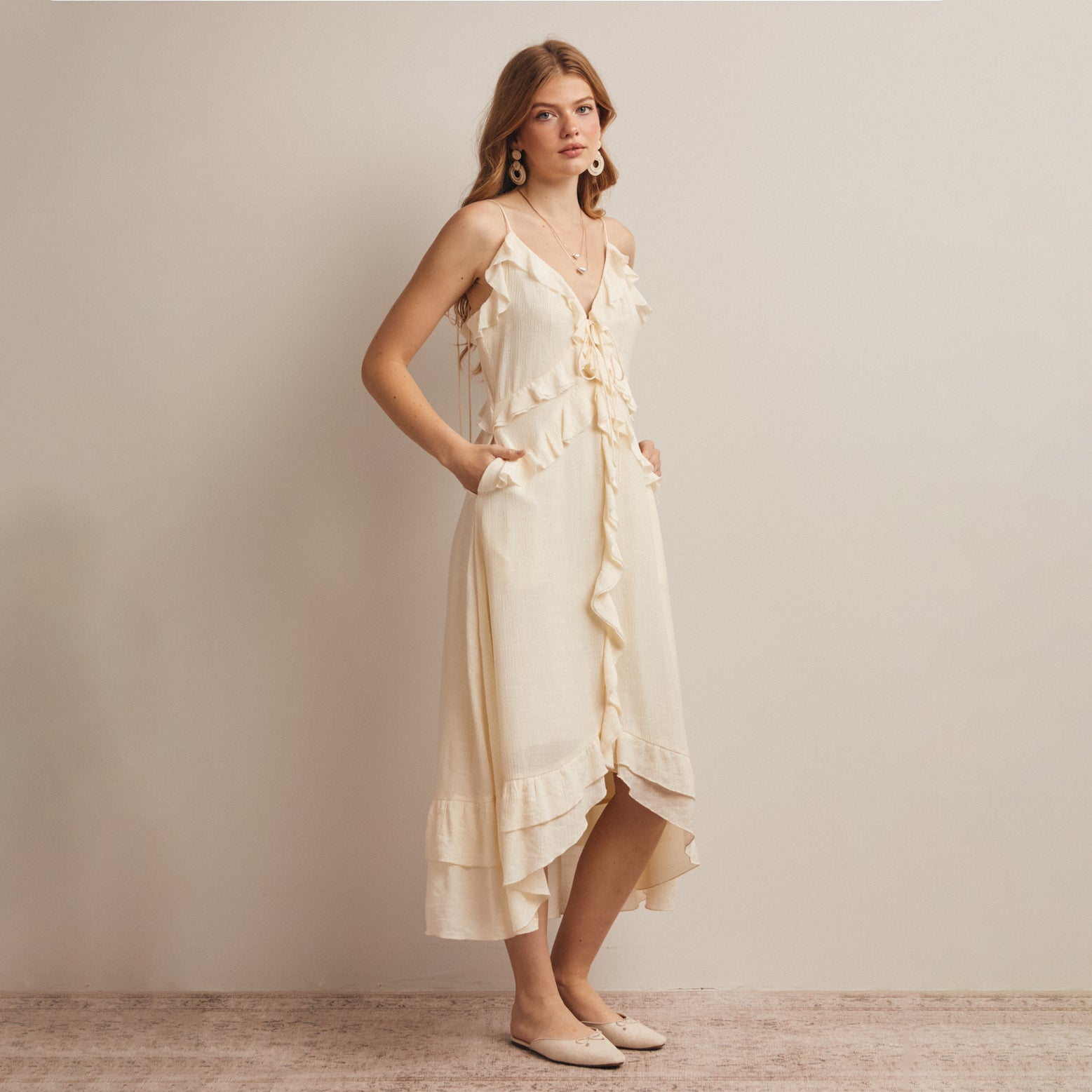 Sierra Tiered Midi Dress