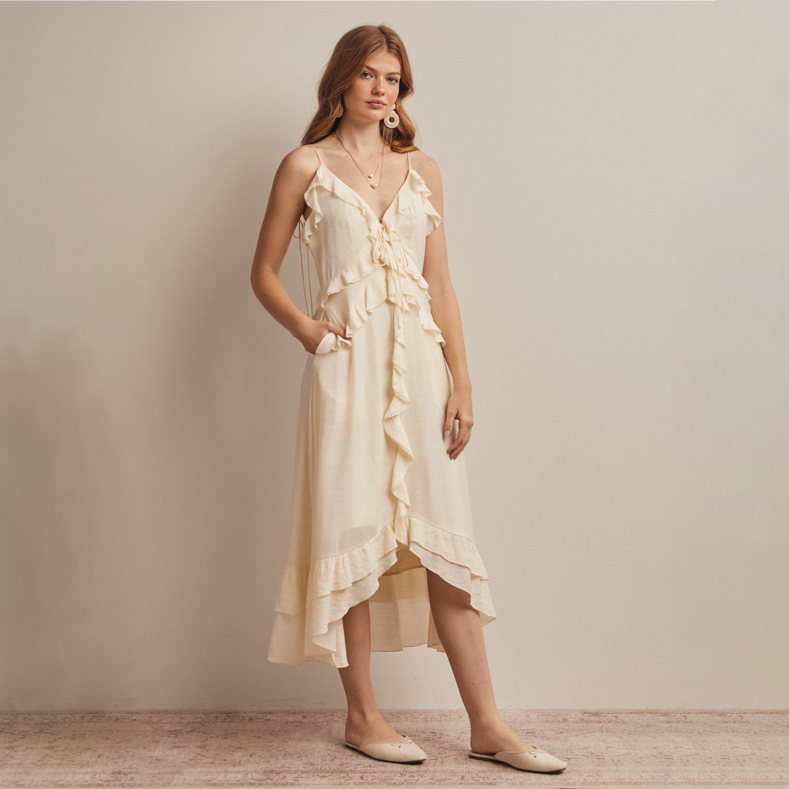 Sierra Tiered Midi Dress