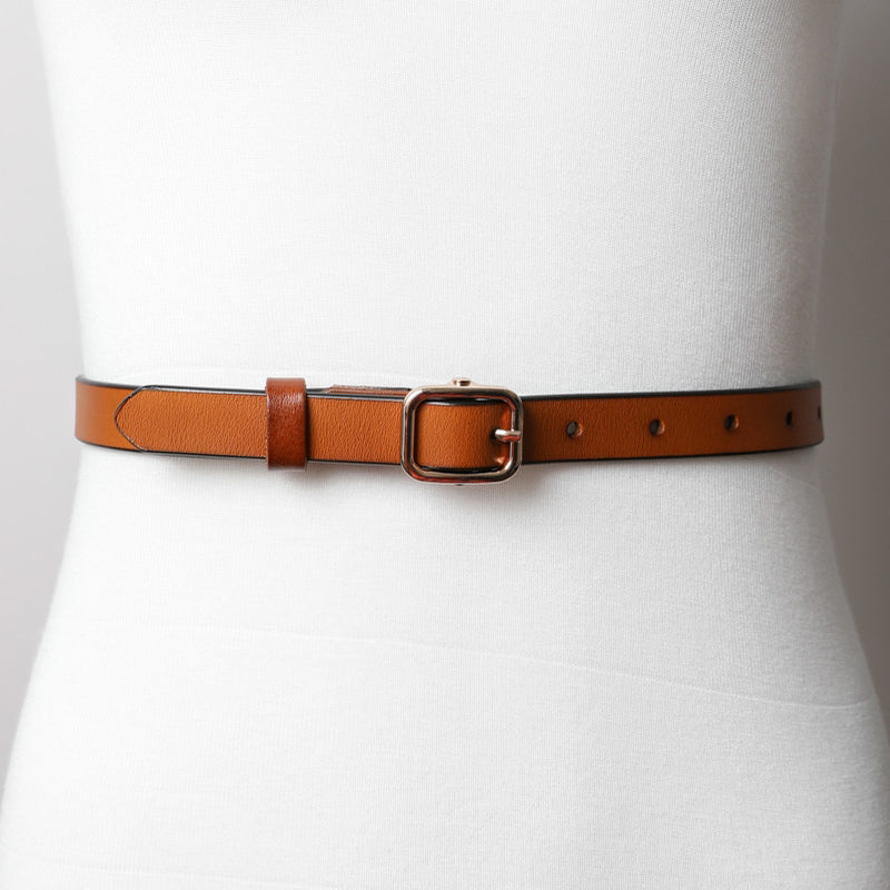 Skinny Leather Belt