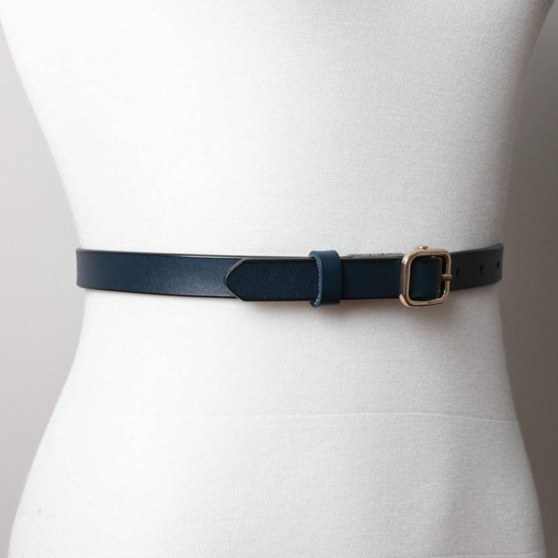 Skinny Leather Belt