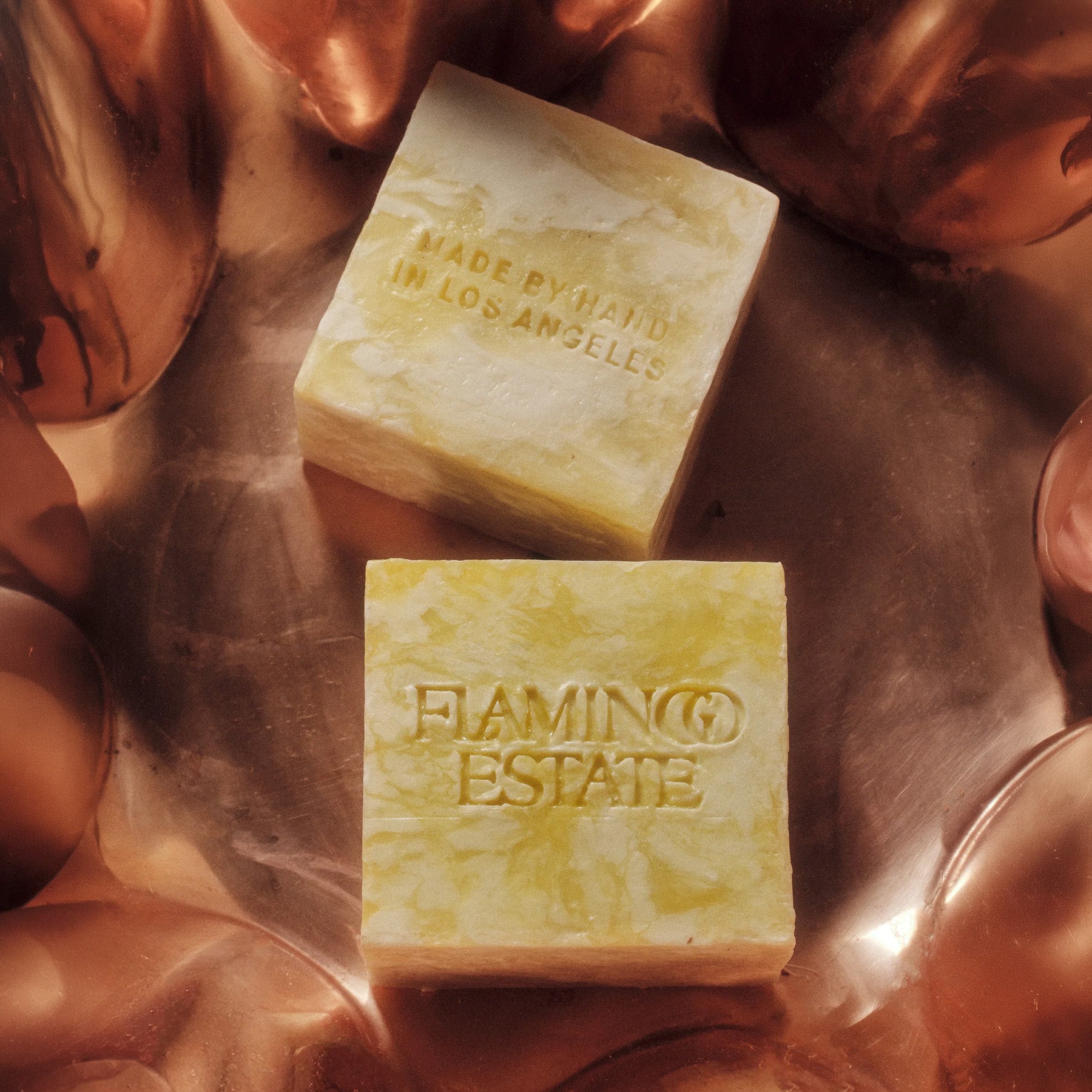 Golden Pollinator Soap Brick