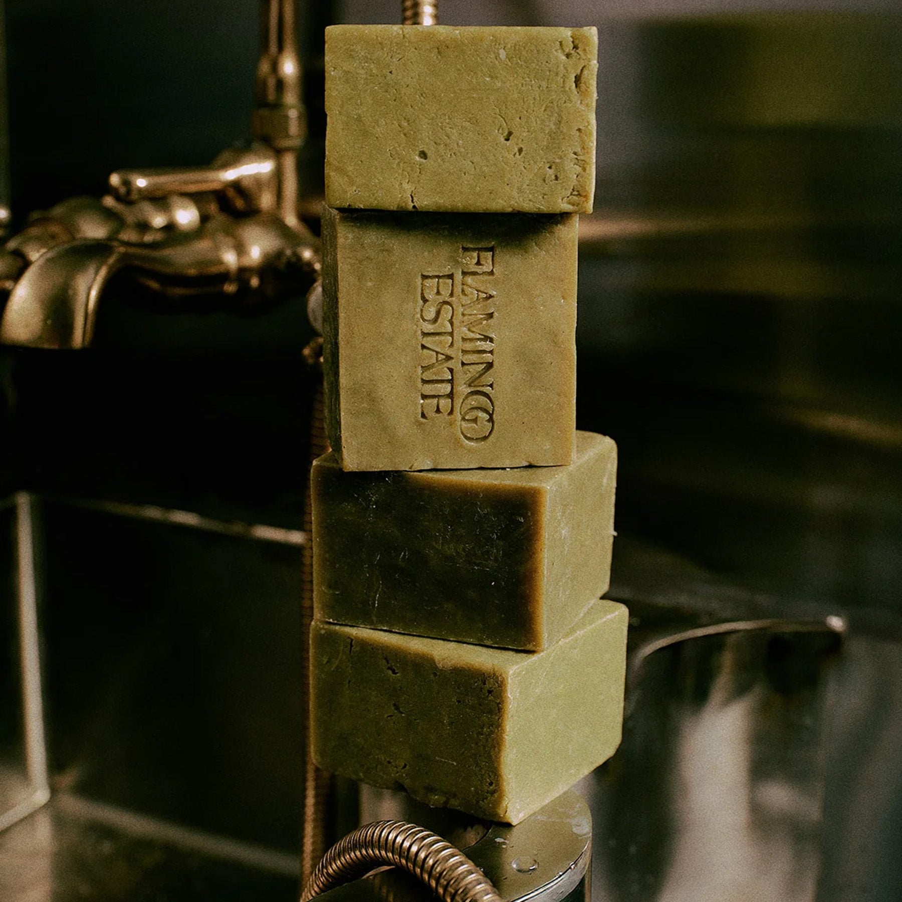 Rosemary Green Leaf Parsley Soap Brick