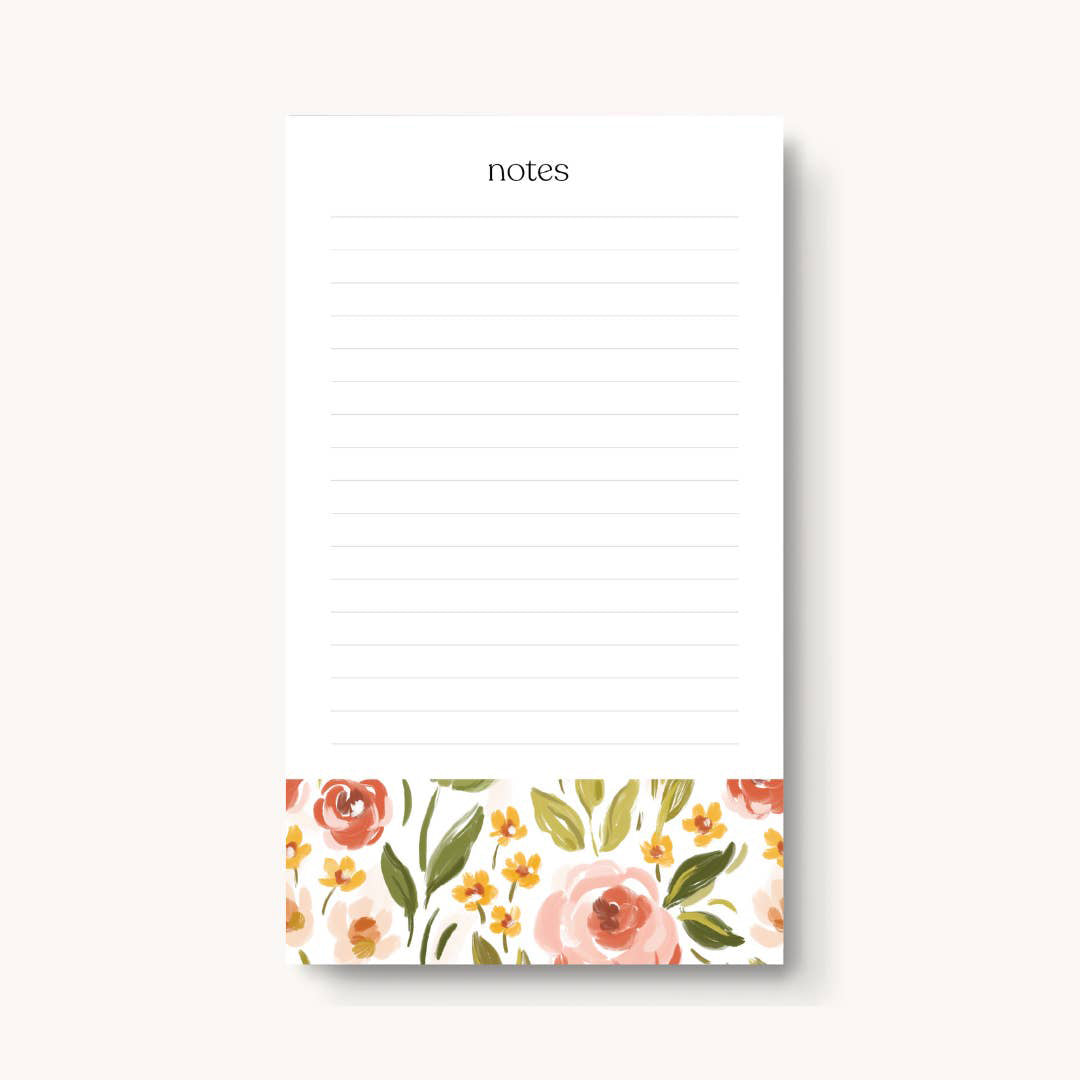 Spring Garden Notepad