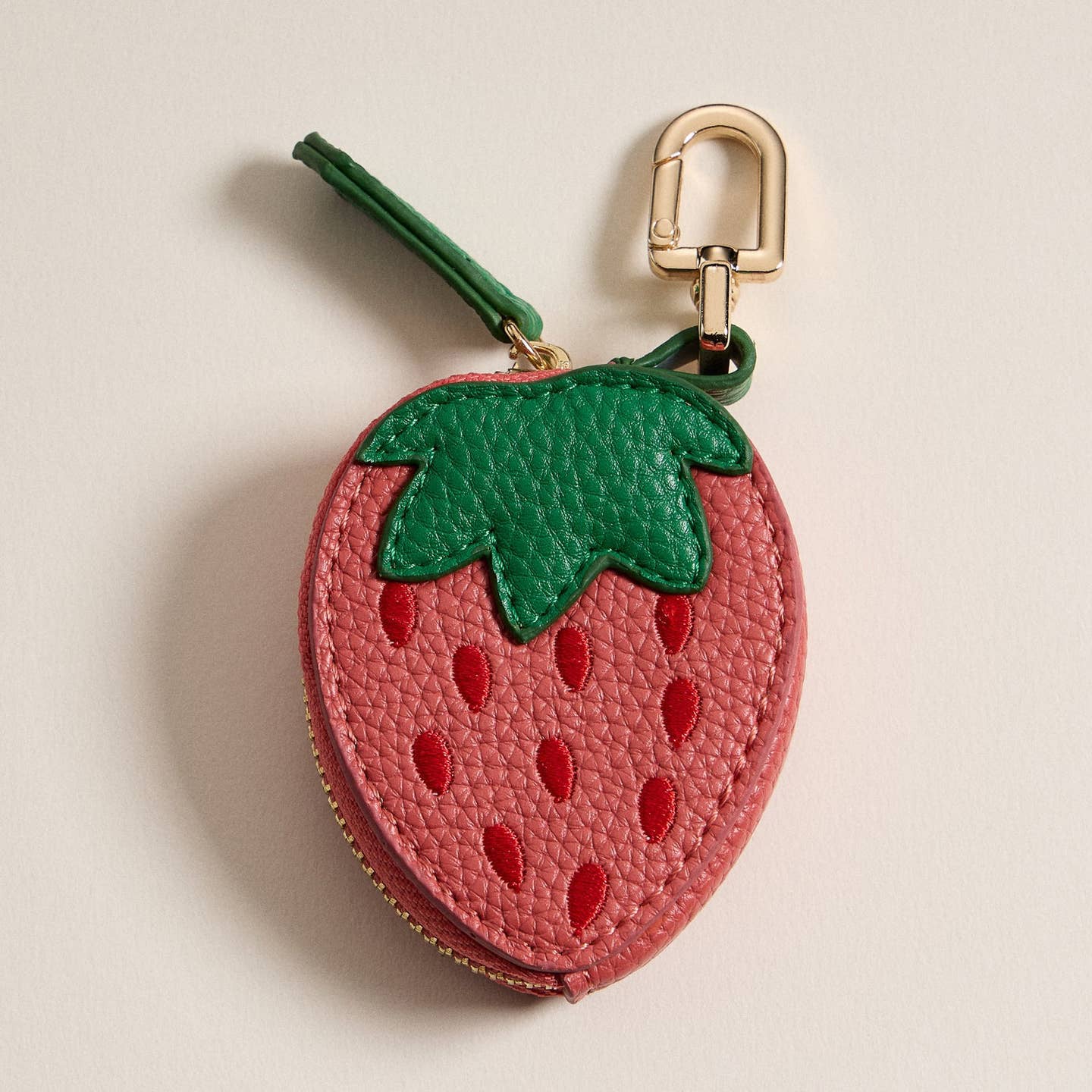 Strawberry Pouch Keychain
