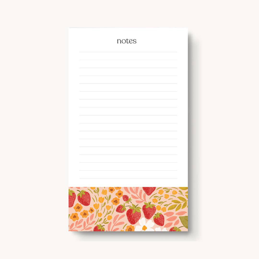 Strawberry Patch Notepad