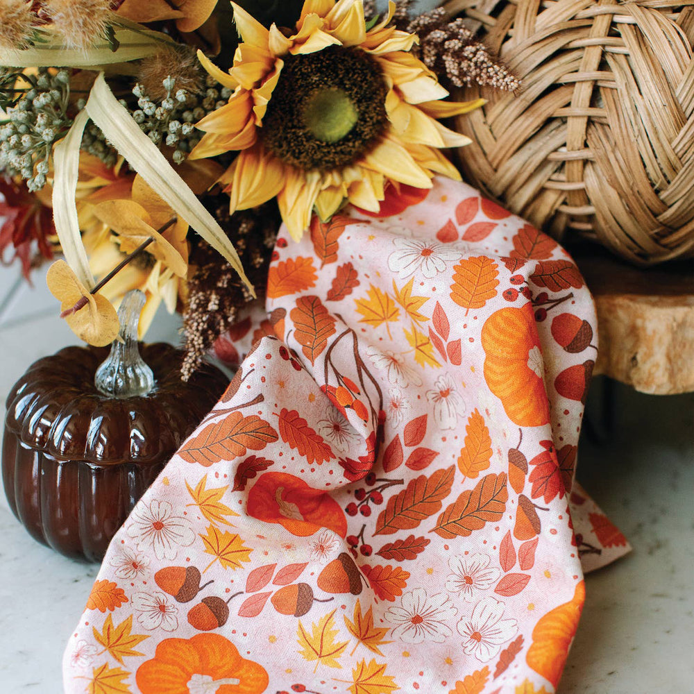 Fall Harvest Tea Towel