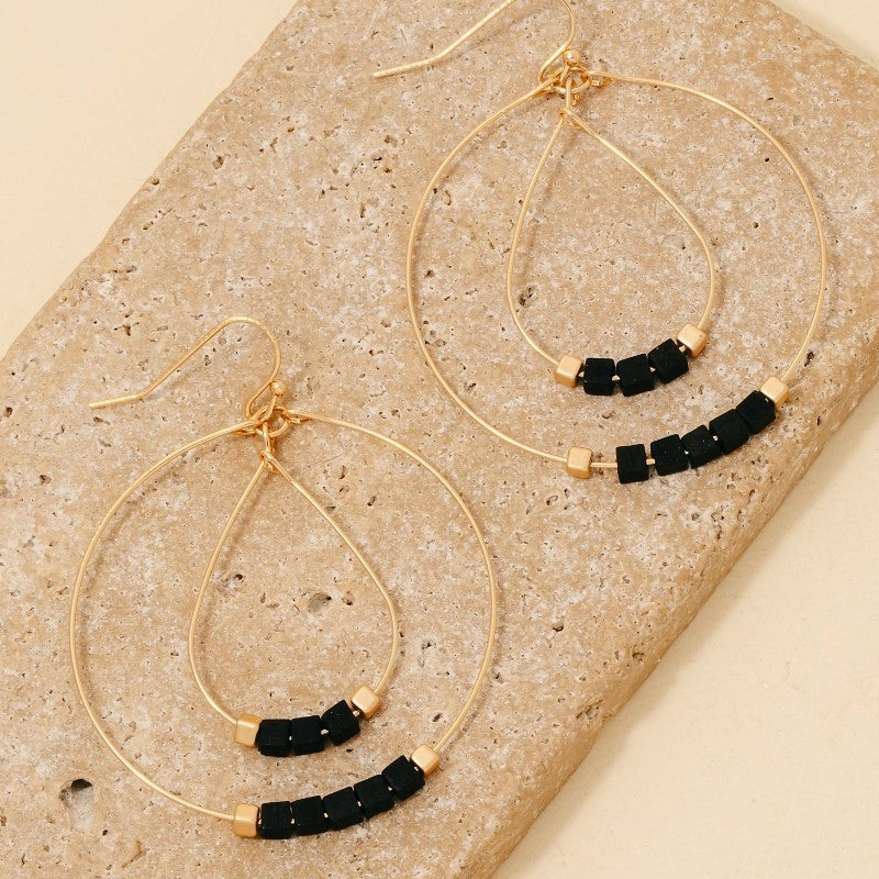Layered Tear Dangle Earrings