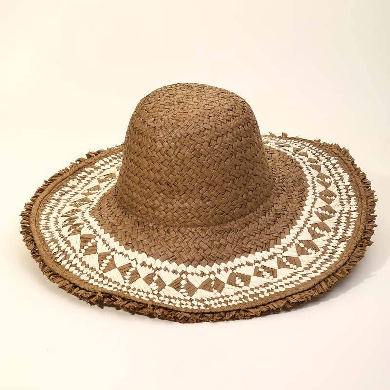 Two Tone Braided Hat