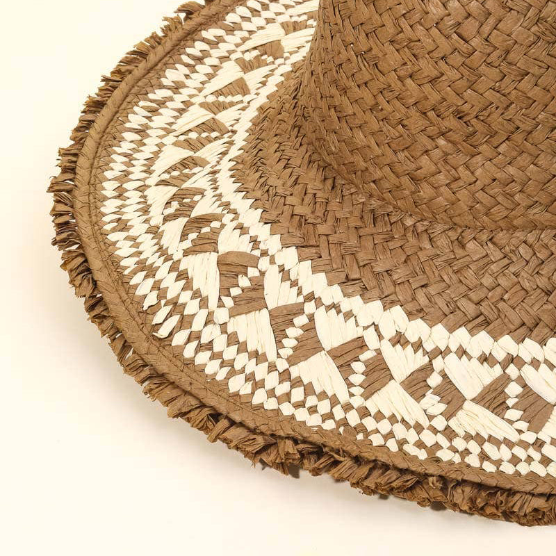 Two Tone Braided Hat