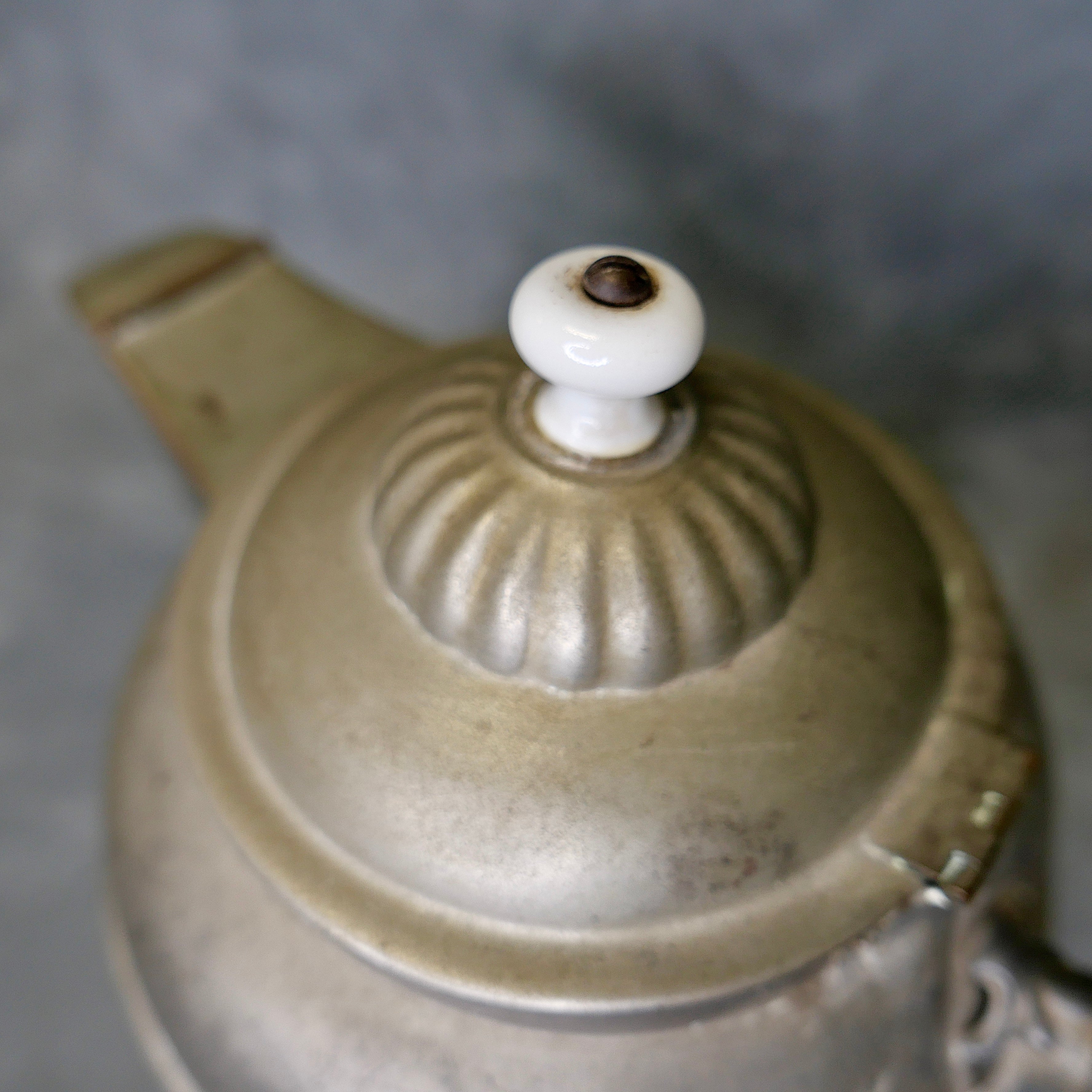 Vintage Metal Tea Kettle