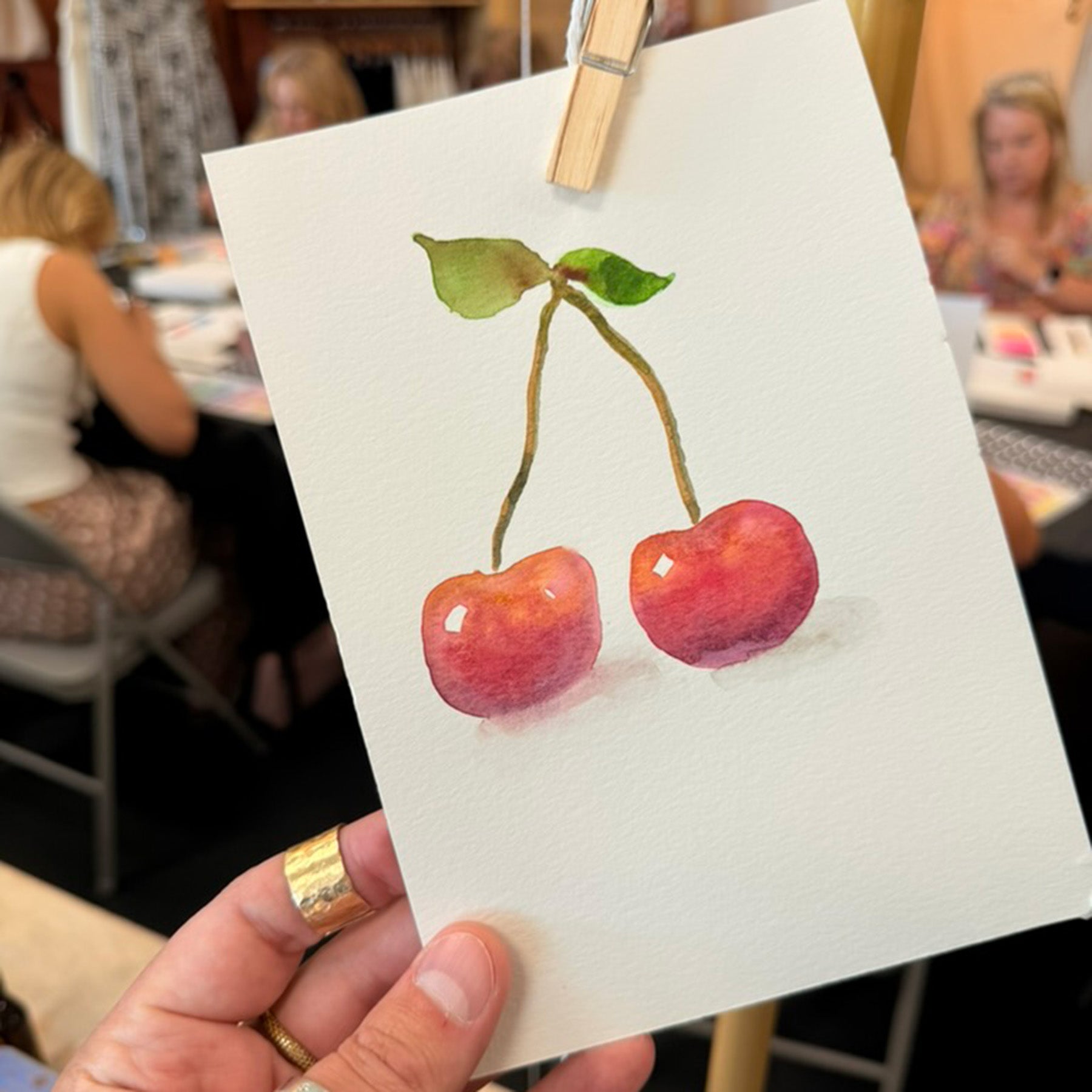 Watercolor + Wine Event