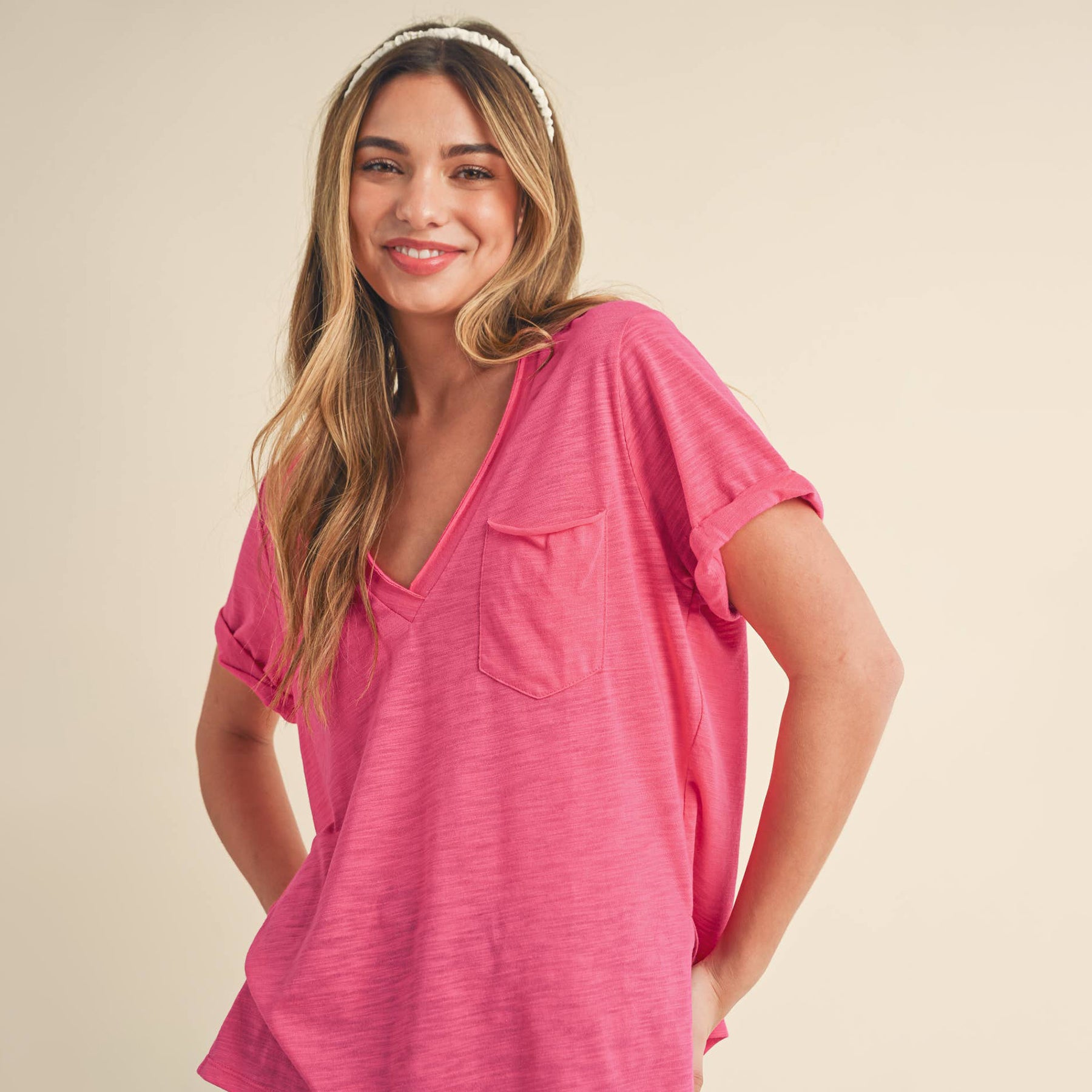 Zoie V-Neck Tee