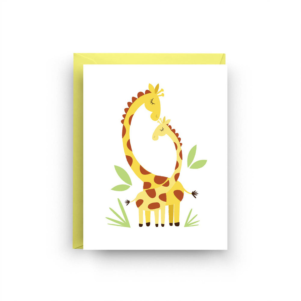 Giraffes Baby Card