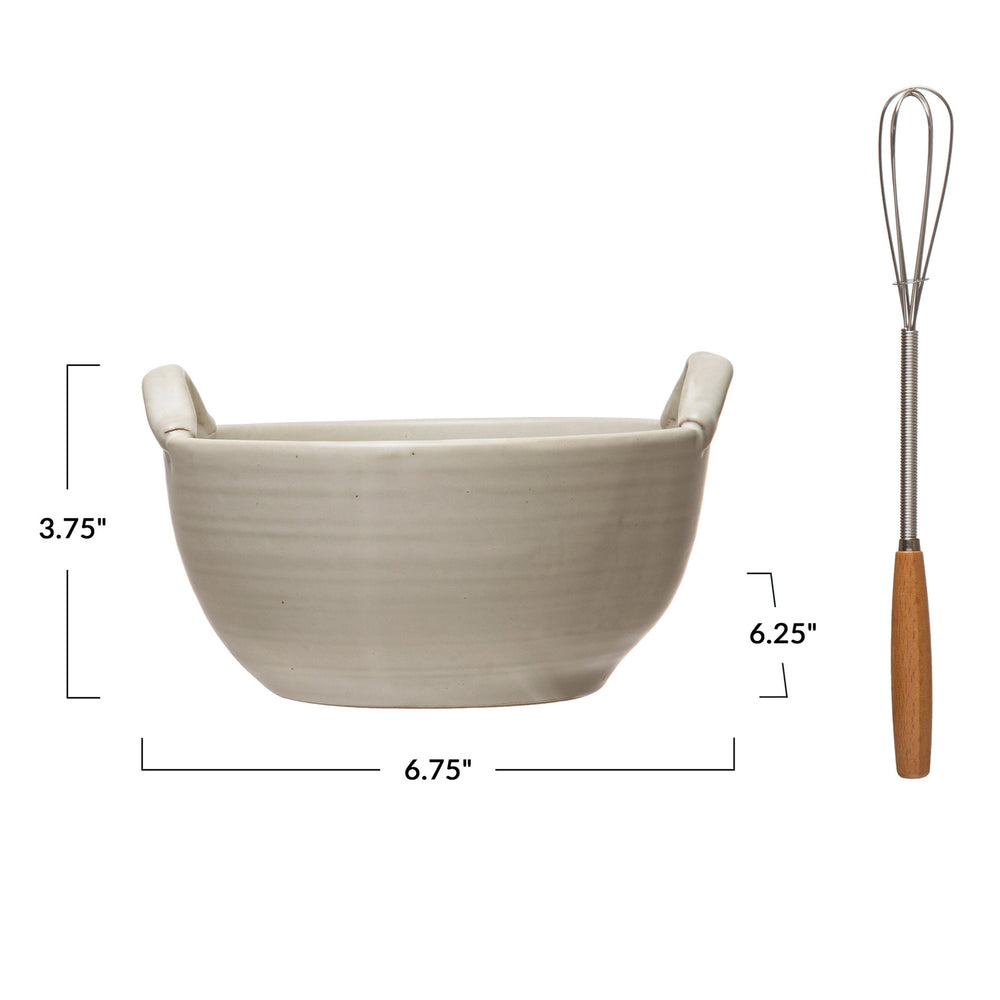 
                  
                    Ceramic Batter Bowl + Whisk
                  
                