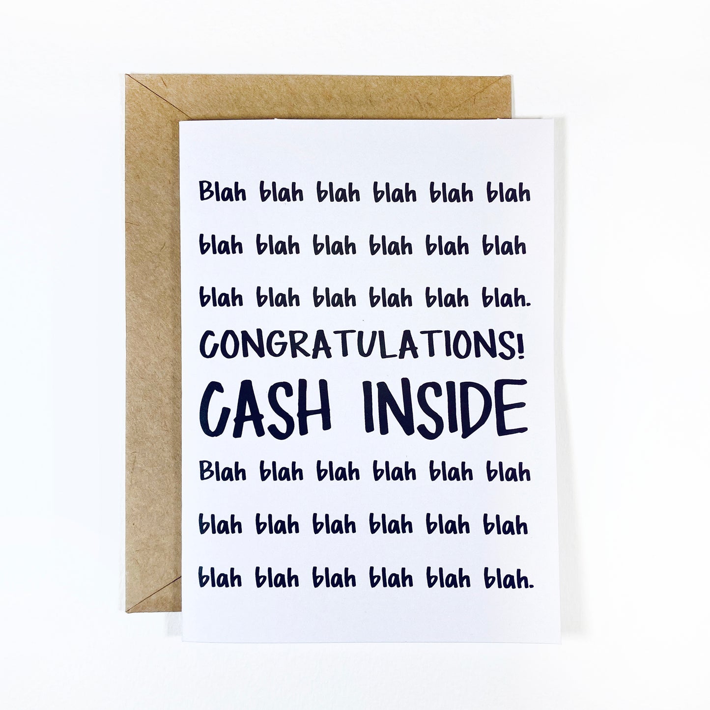 
                  
                    Congratulations! "Cash Inside" Card
                  
                