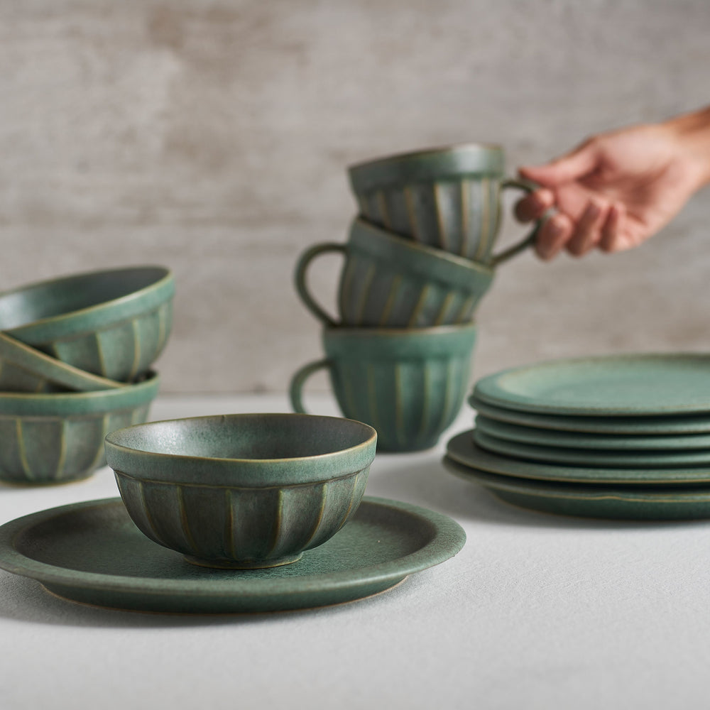 Malachite Salad Plate