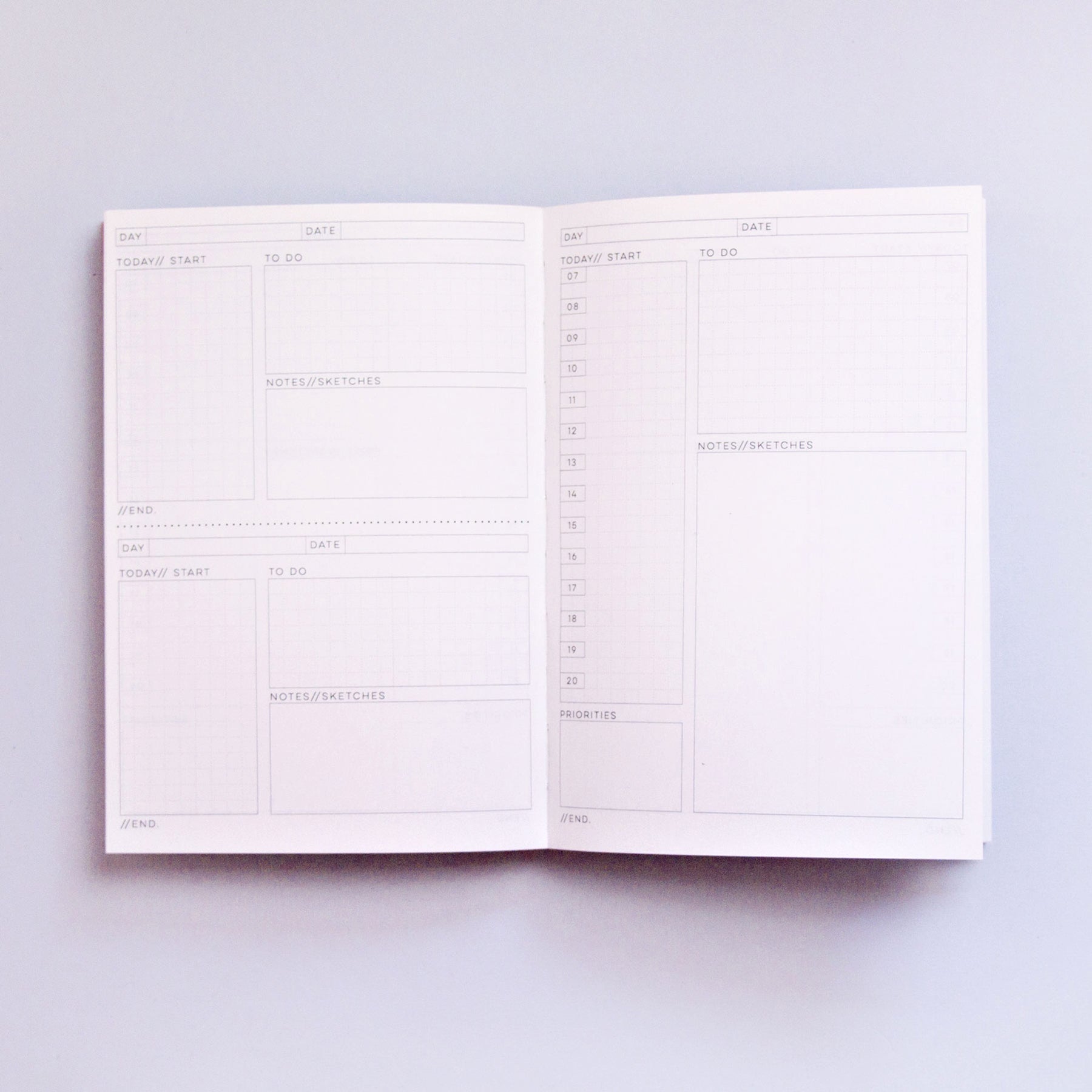 Lay Flat Daily Planner