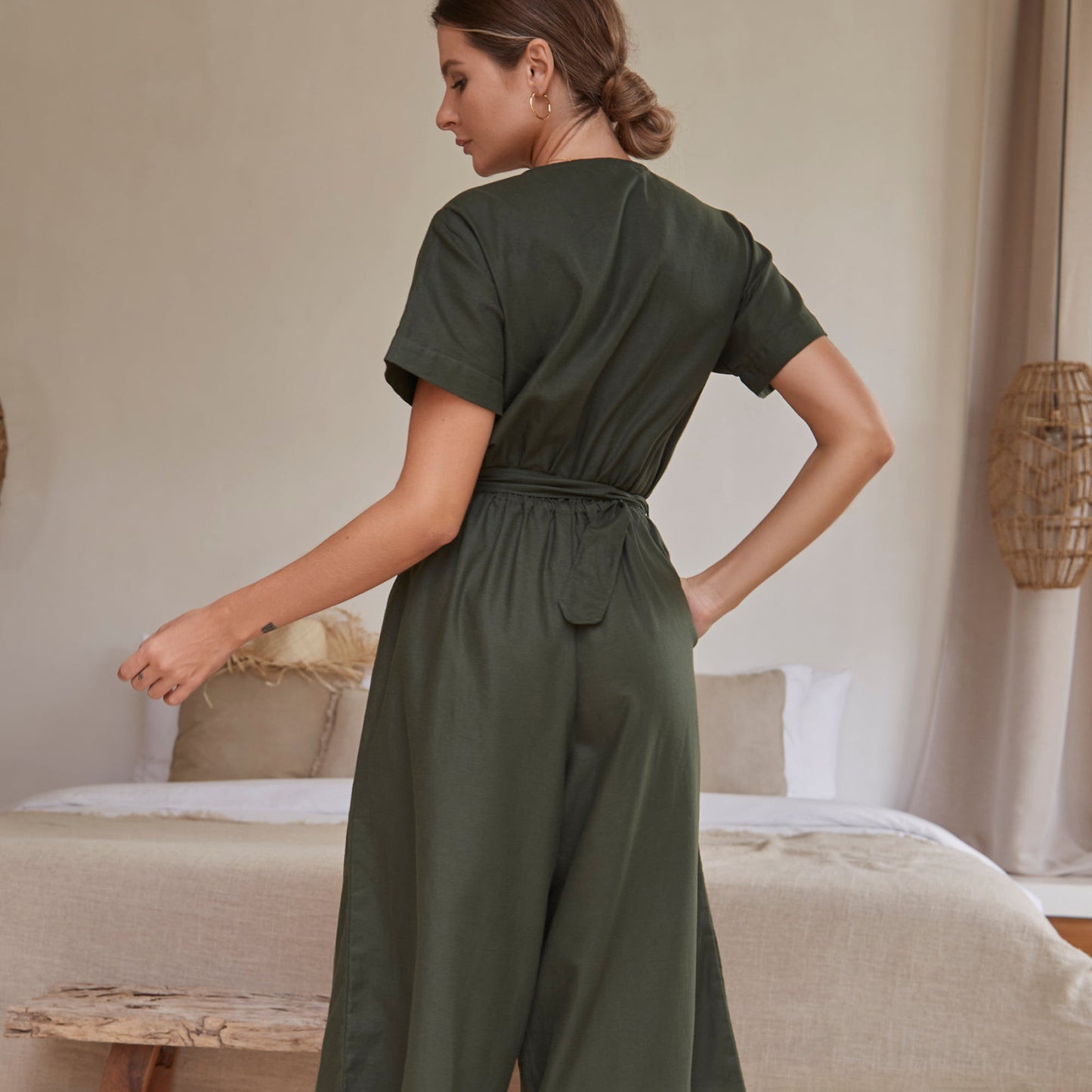 
                  
                    Evora Linen Jumpsuit
                  
                