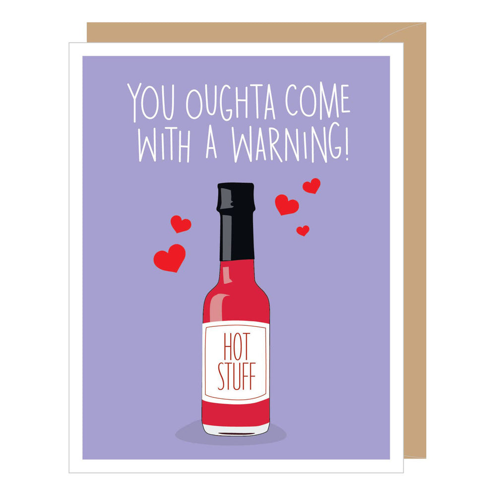 Hot Sauce Valentine's Card