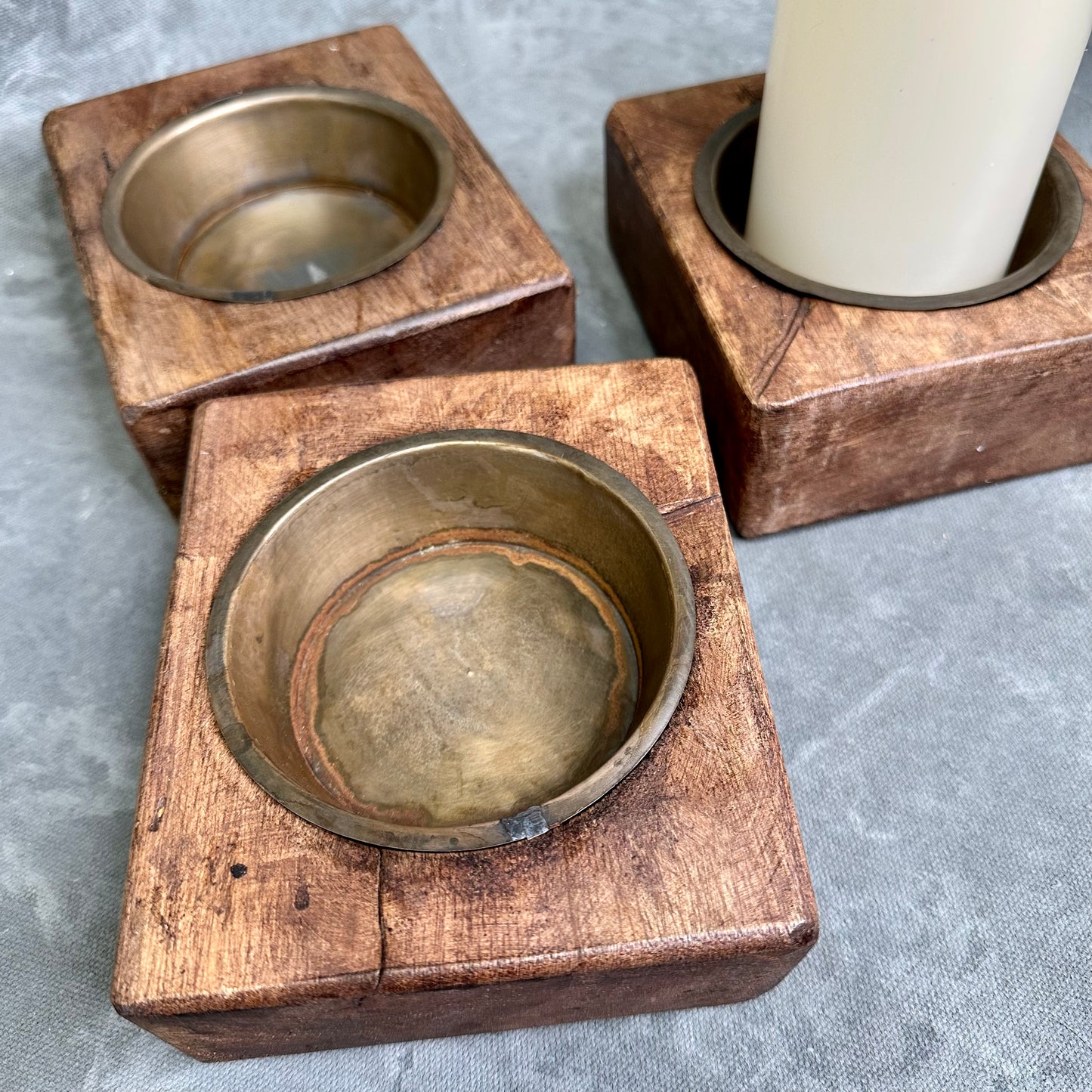 
                  
                    Pillar Candle Holder with Metal Insert
                  
                