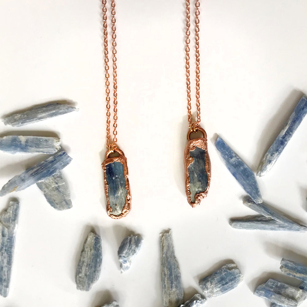 Imperial Kyanite + Copper Necklace