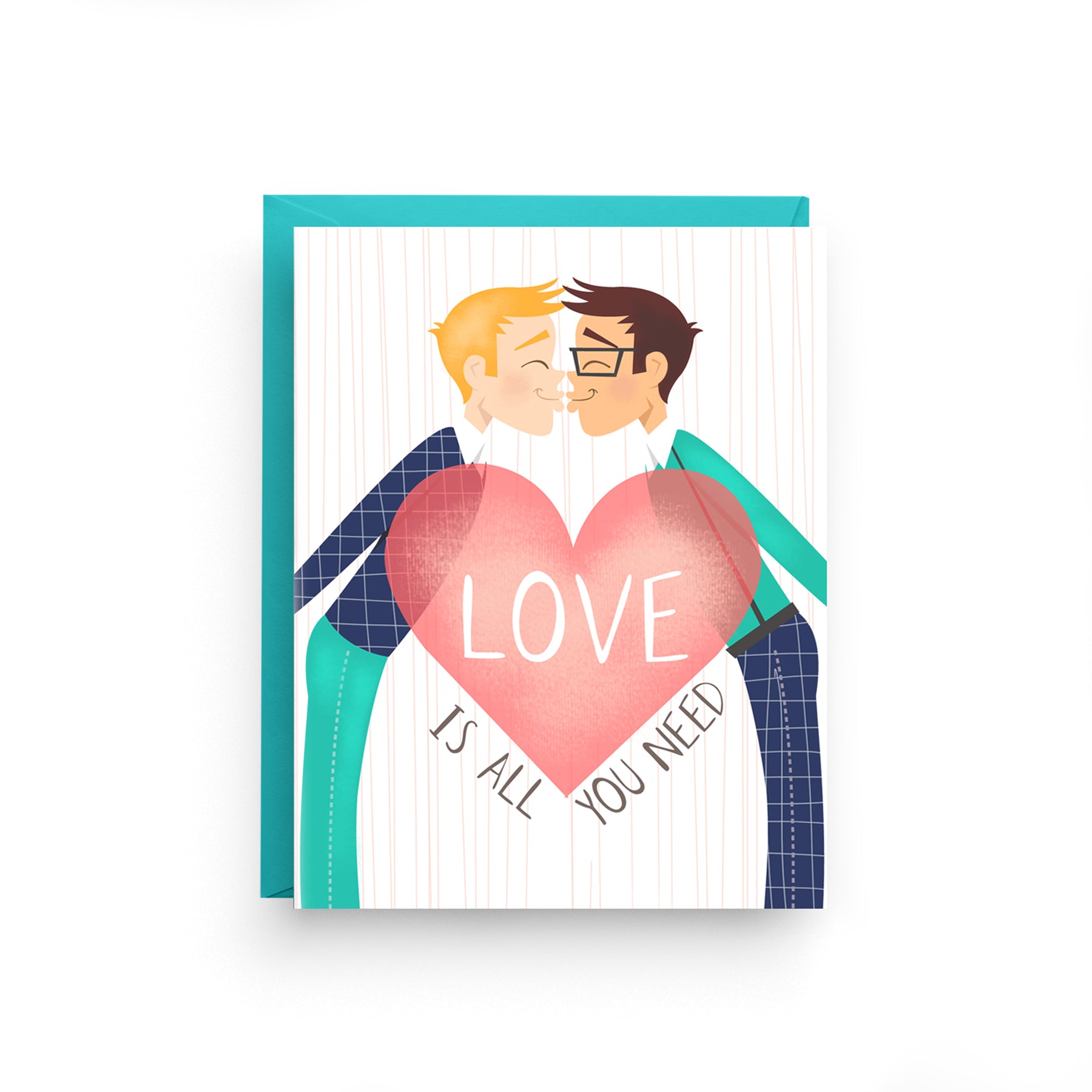 Love Is All You Need Card - Blue - Final Sale