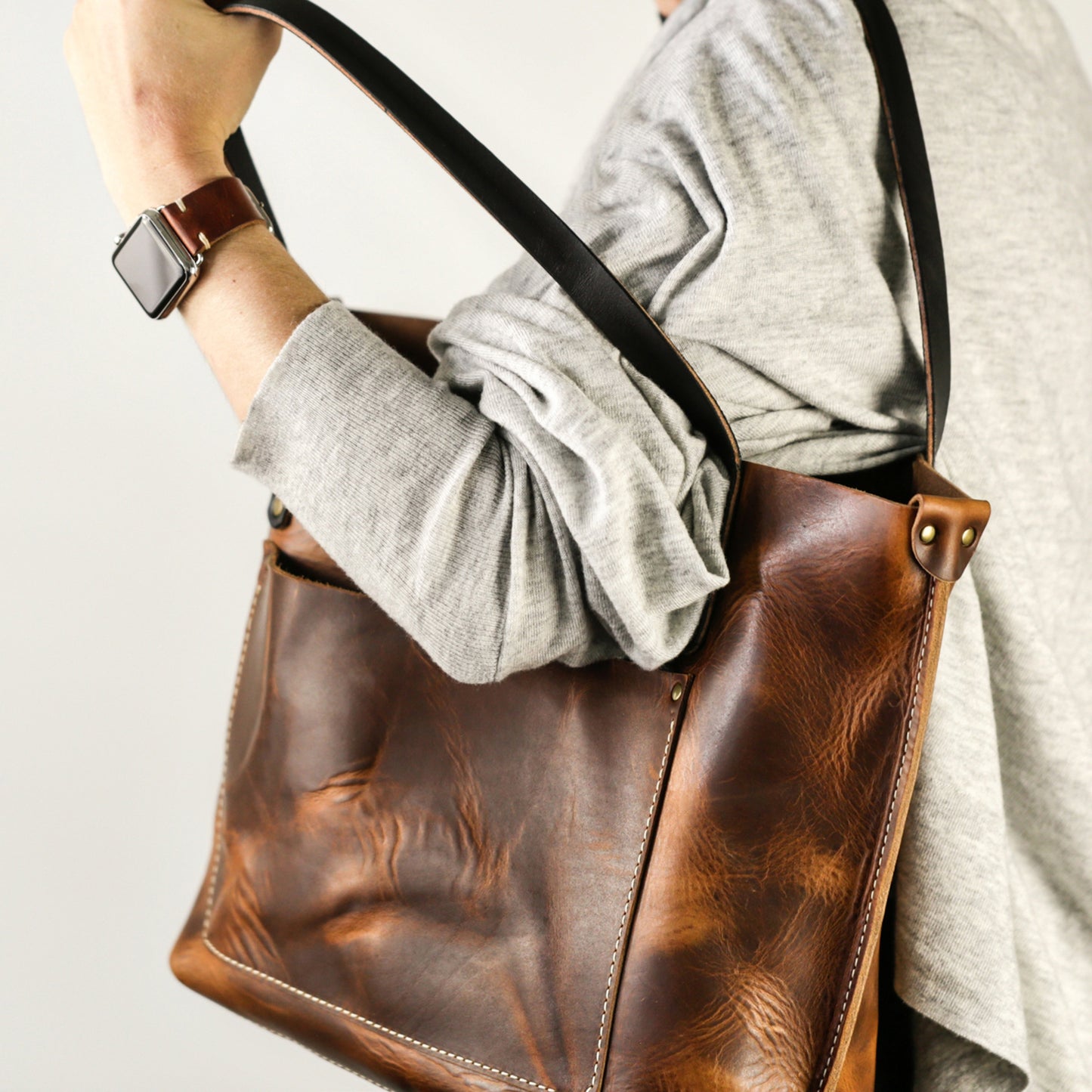 
                  
                    Market Leather Tote
                  
                