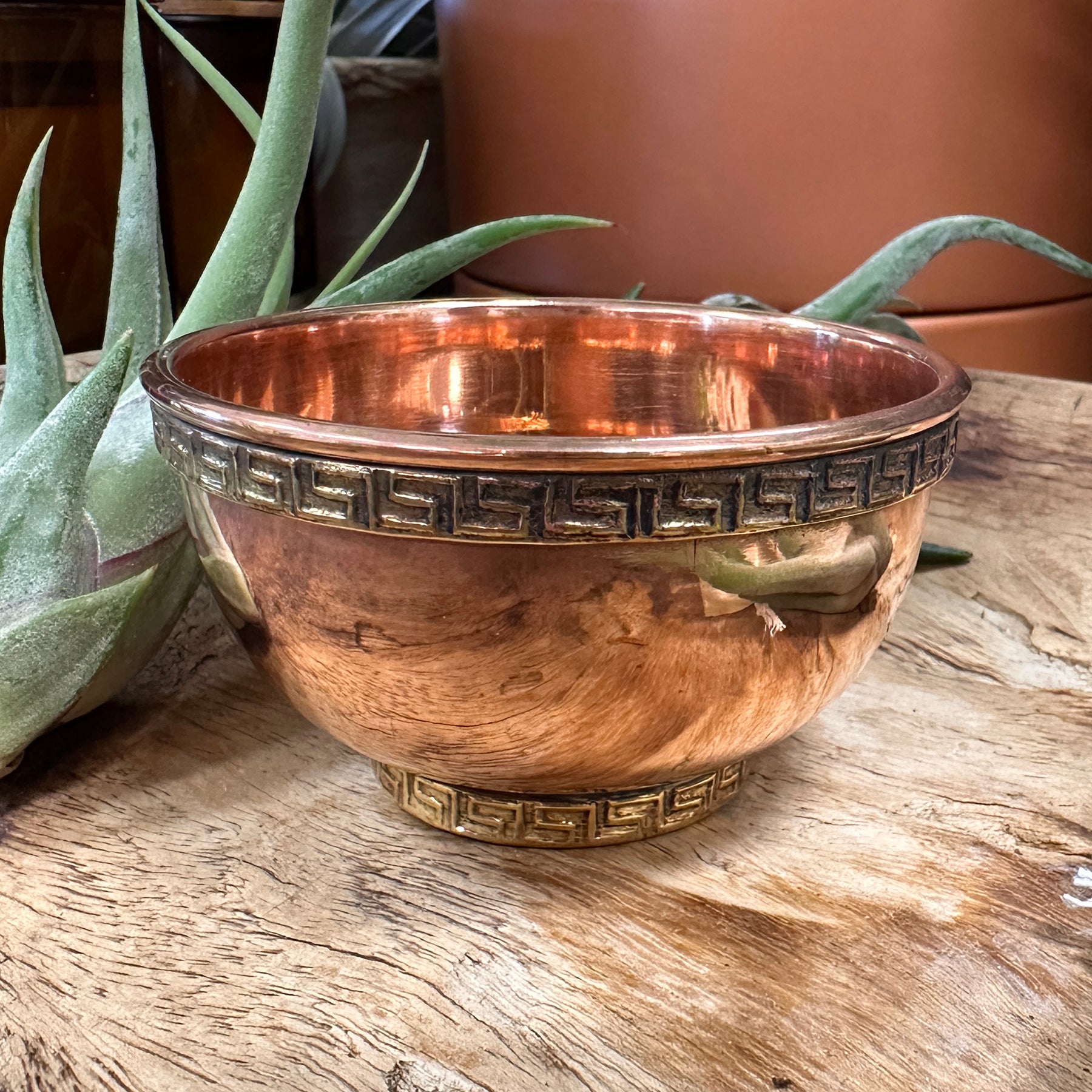 Copper Offering Bowl