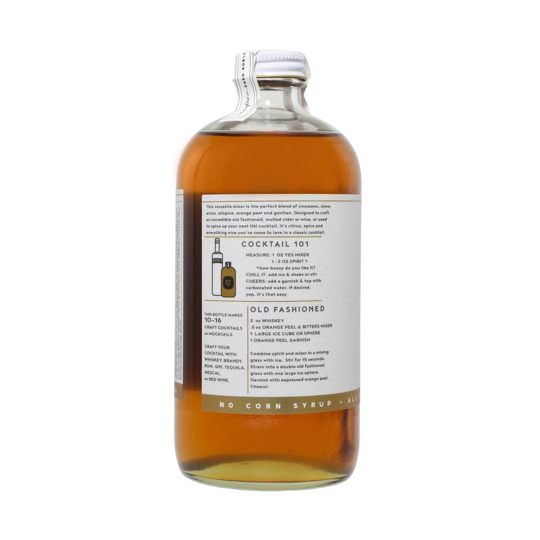 Orange Peel + Bitters Cocktail Mixer