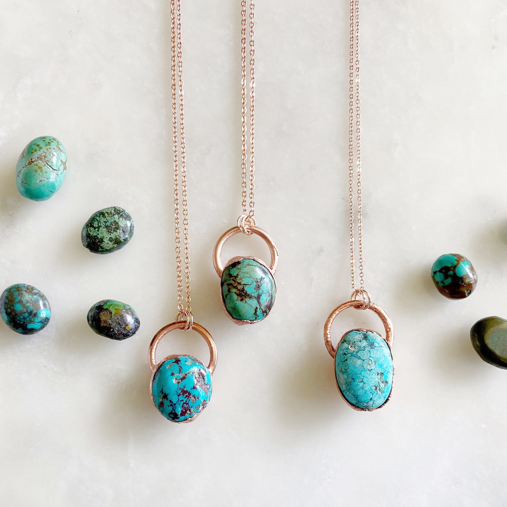 Plumas Copper + Turquoise Necklace