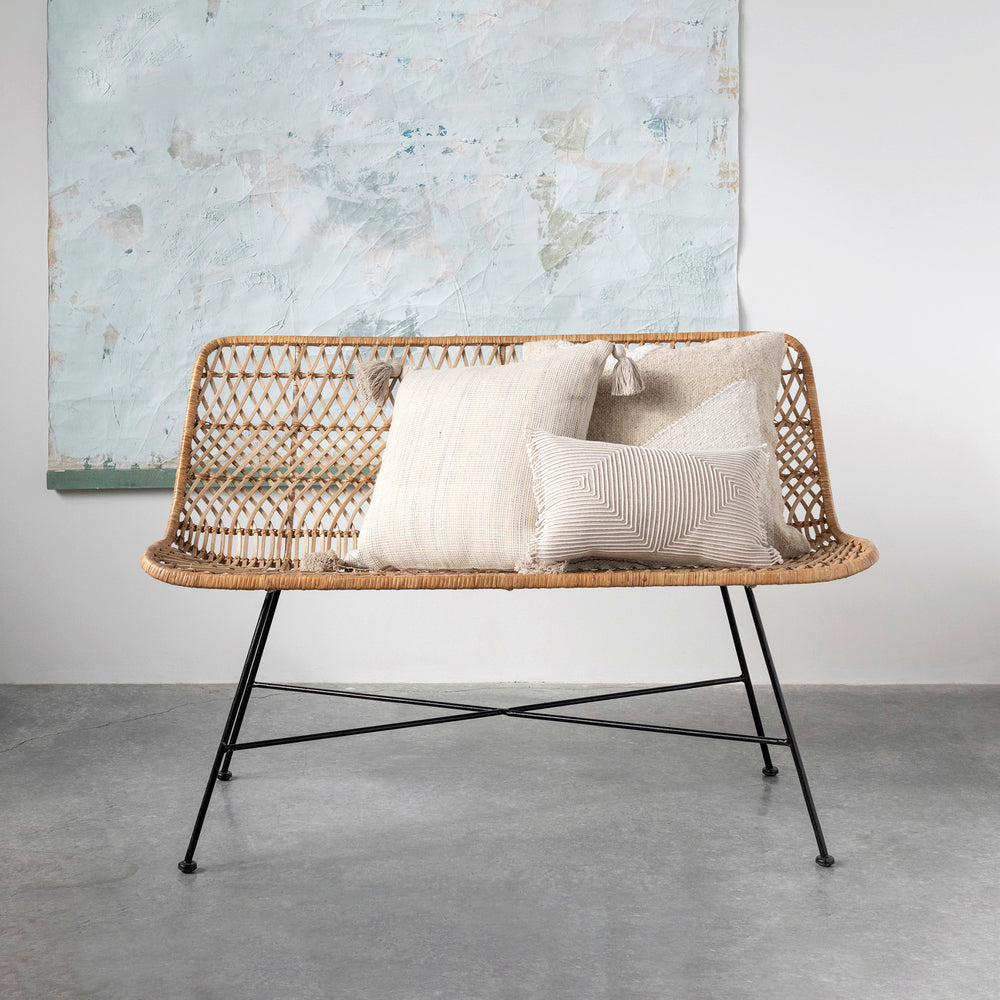 Rosamond Rattan Settee