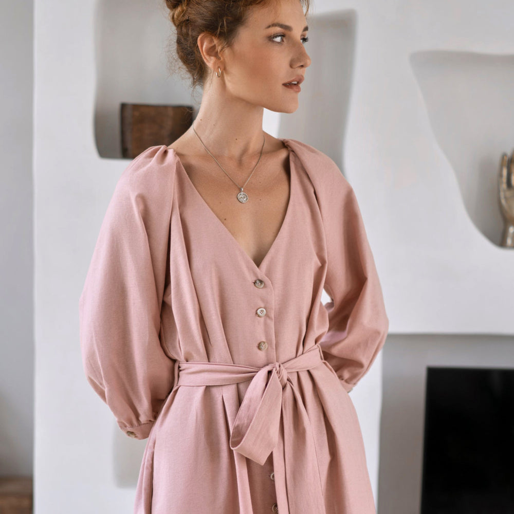 
                  
                    Selene Belted Midi Dress
                  
                