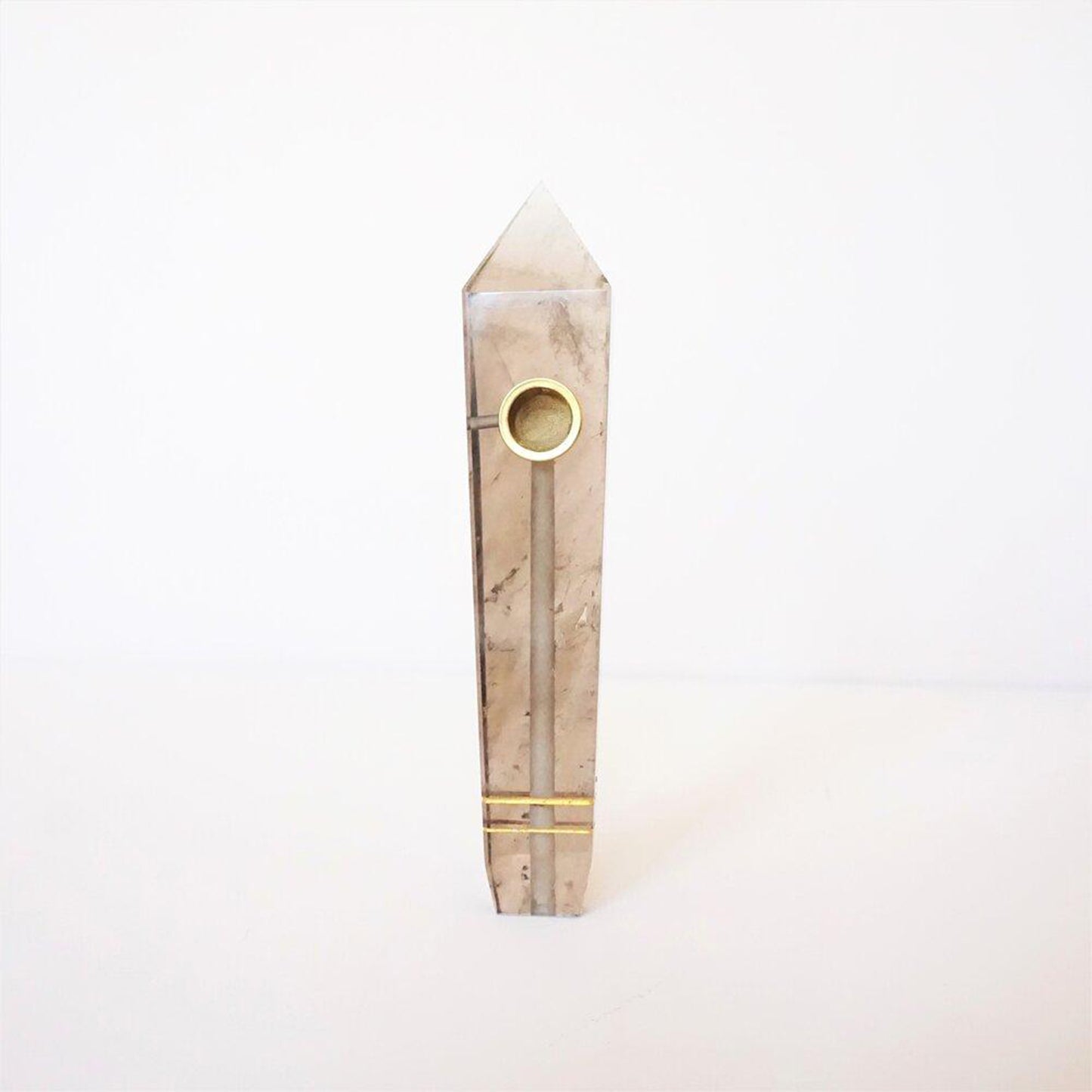 
                  
                    Smoky Quartz Stone Pipe
                  
                