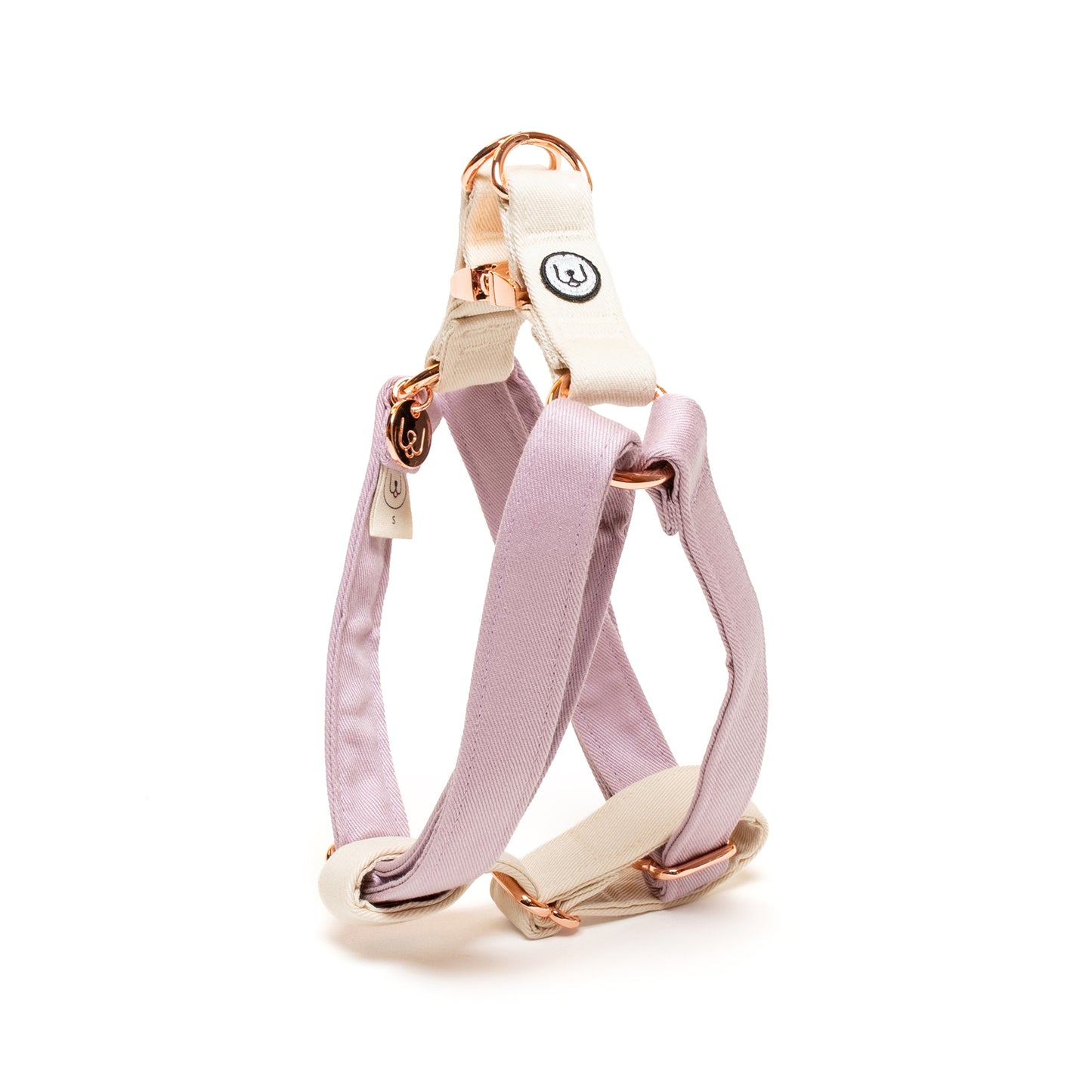 Ivory+Lilac Step-In Dog Harness