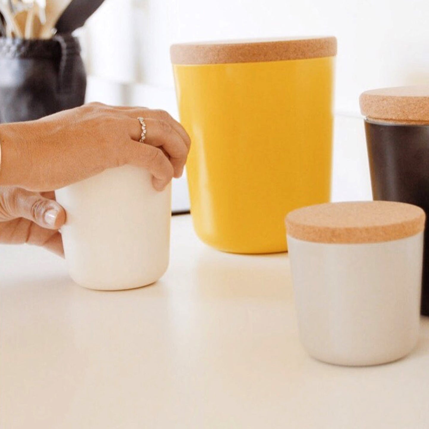 
                  
                    Bamboo Storage Jar - Large
                  
                