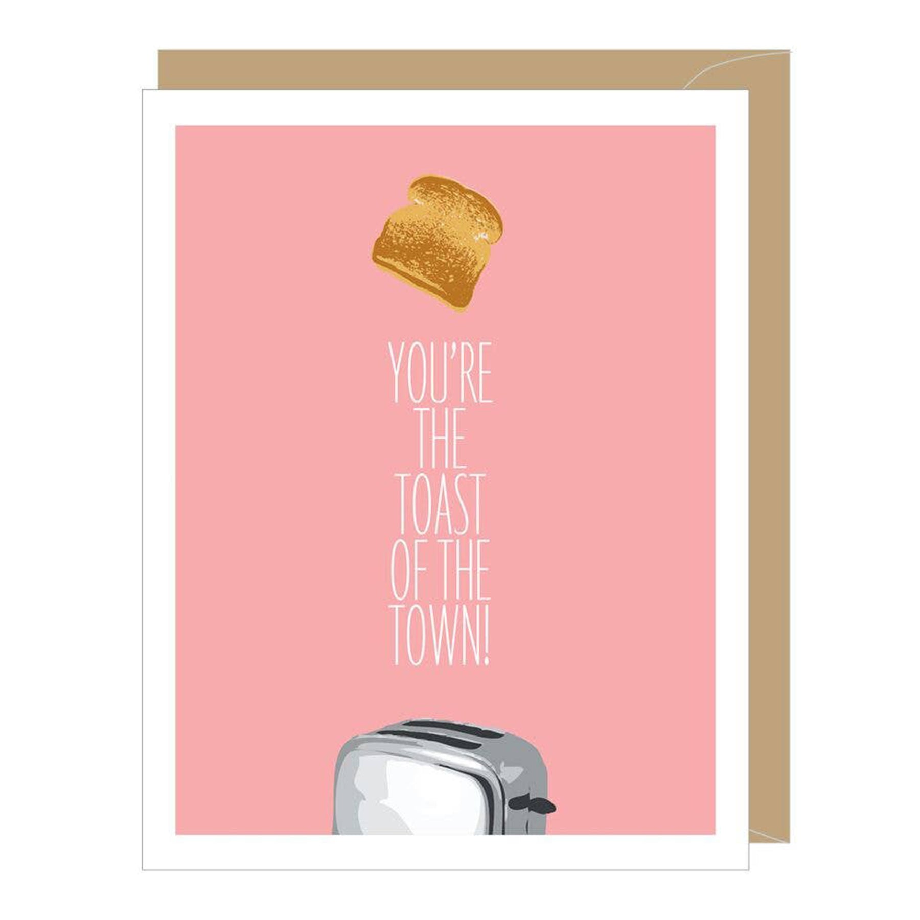 Toast Of The Town Congrats Card