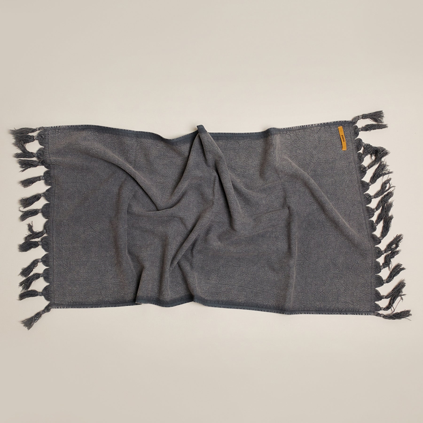 Vintage Wash Towel Collection - Charcoal